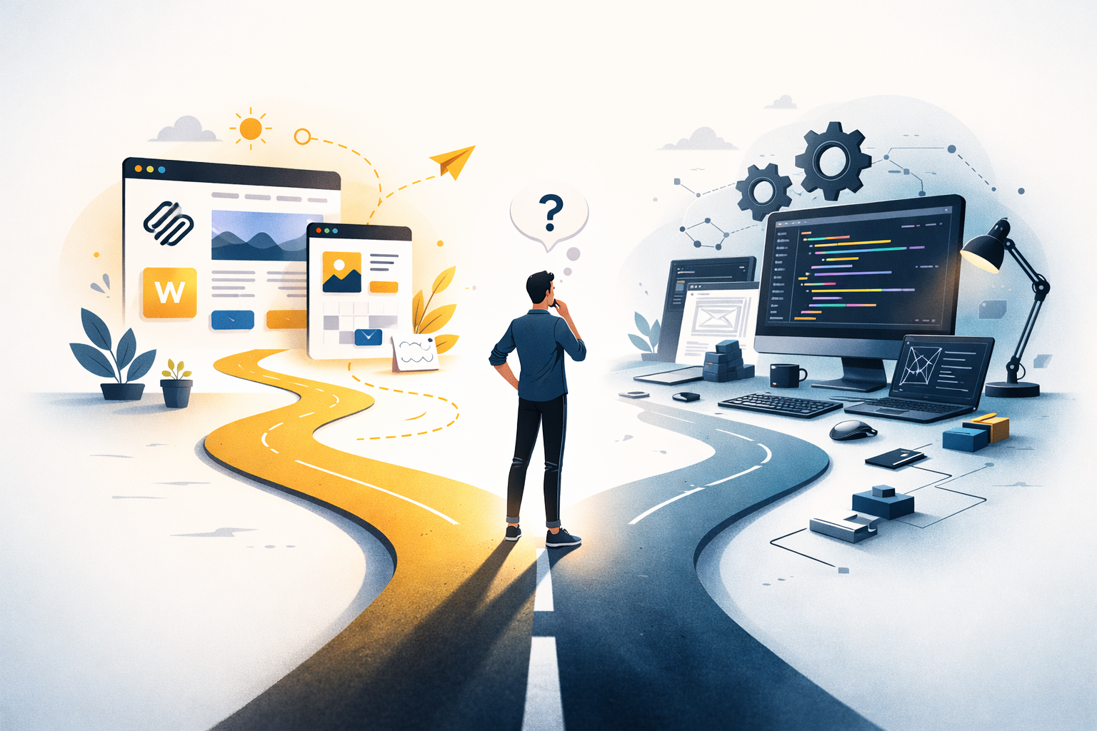 Squarespace and Wix vs. hiring a web developer