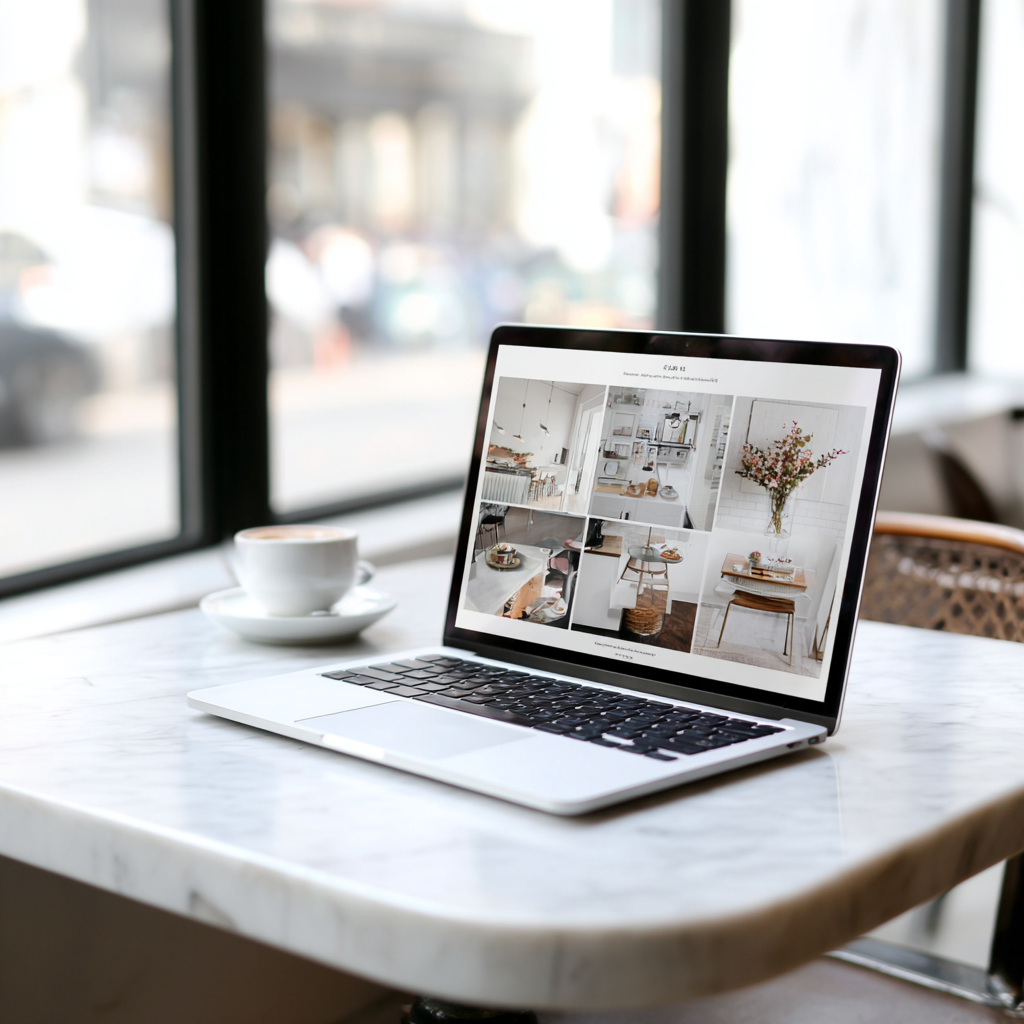 Professional website design example